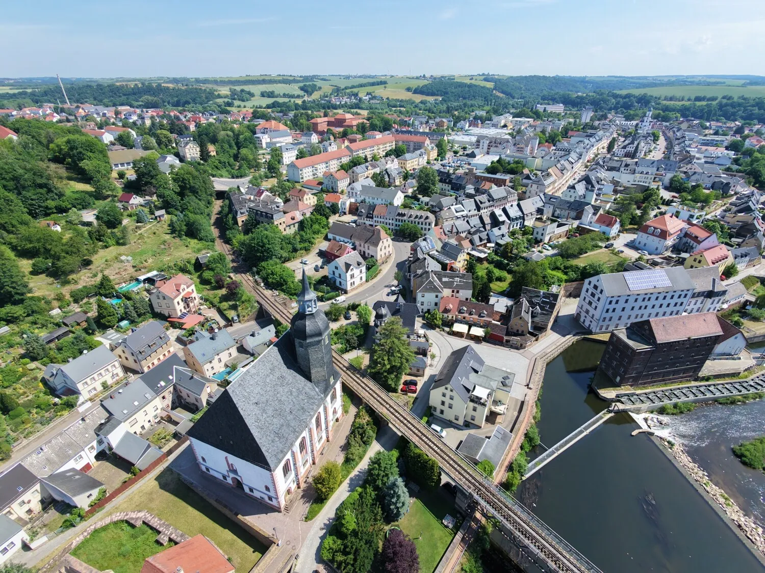 Luftbild Rochlitz