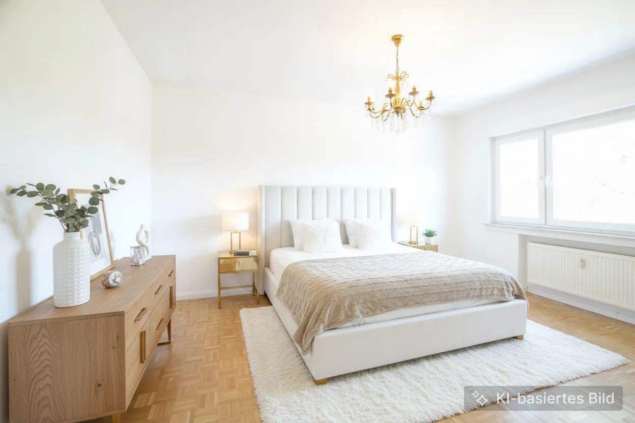 Schlafzimmer KI-gestaged