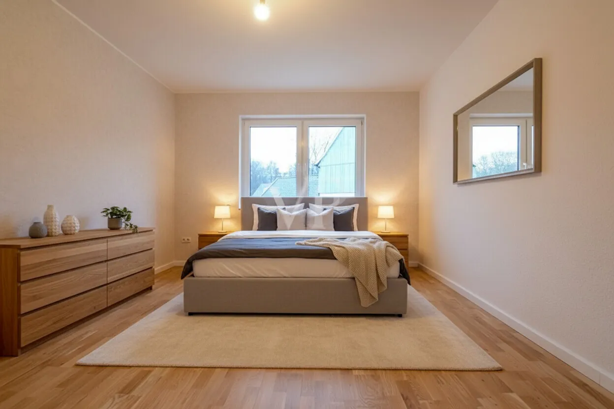 Schlarfzimmer-KI-Staging