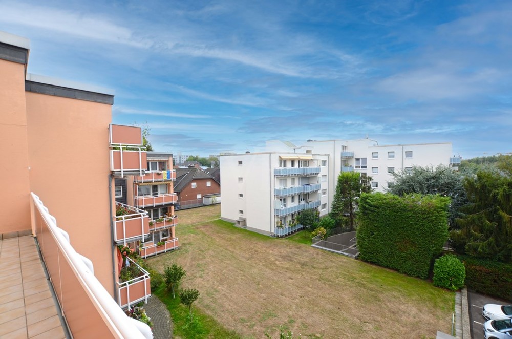 Ausblick vom Balkon