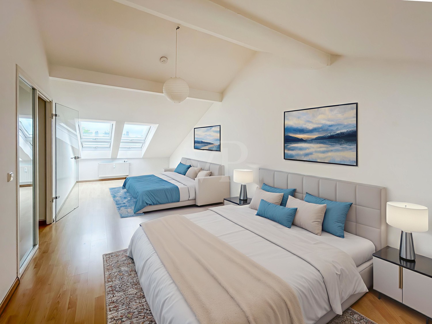Schlafzimmer_zwei_Ebene II_Einrichtungsbeispiel