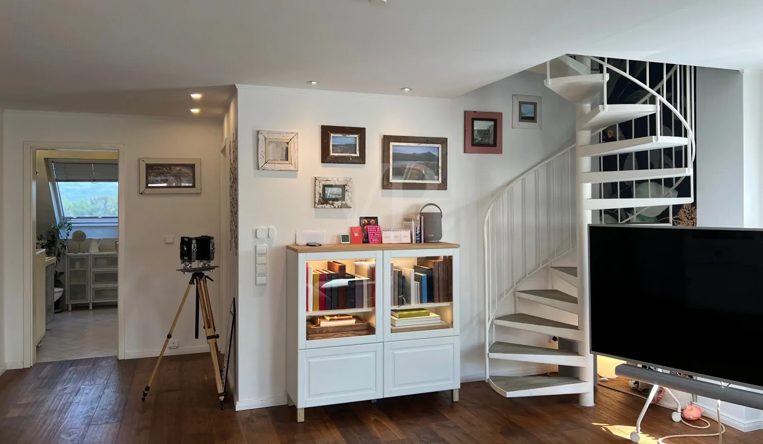 Aufgang ins Dachstudio