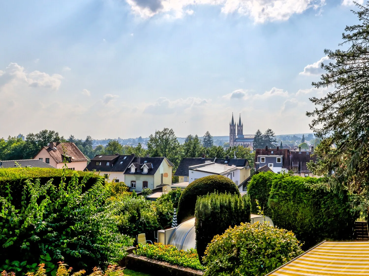 Ausblick in den Taunus