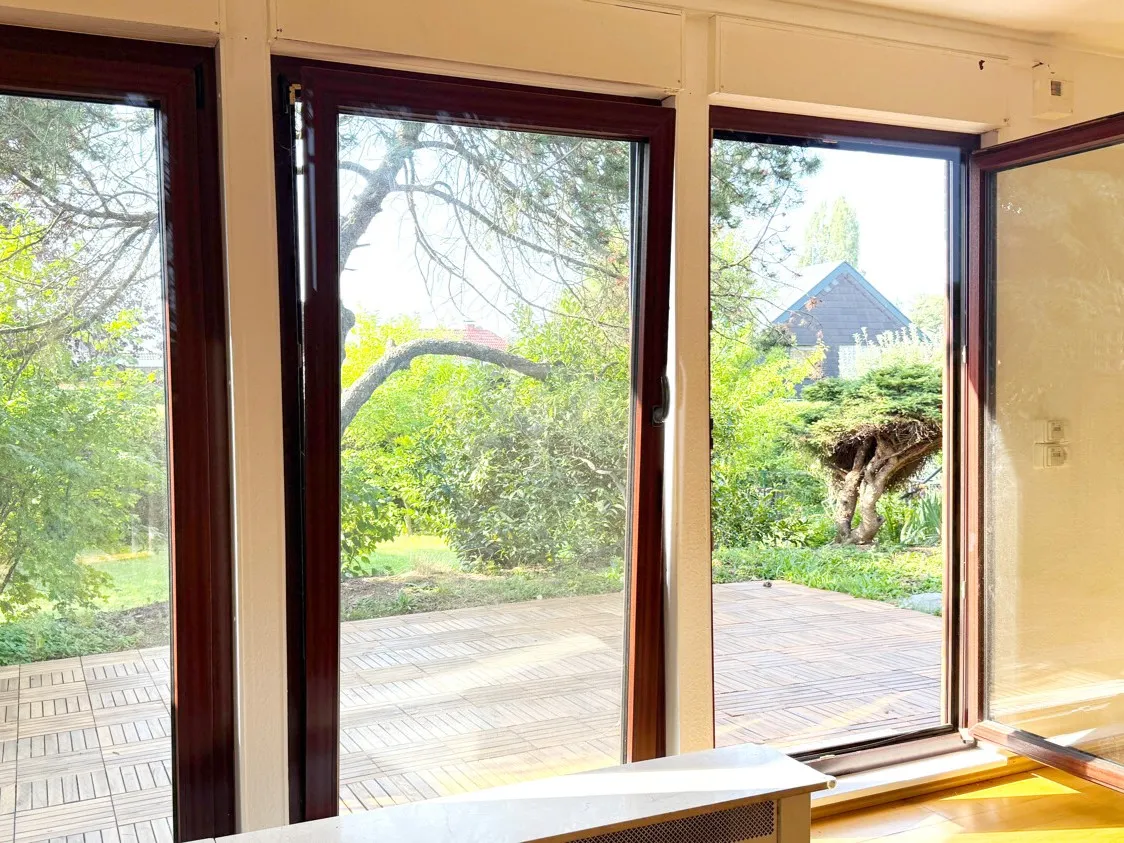 Blick auf die Terrasse