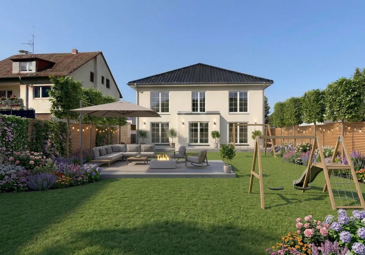Garten, KI generiert