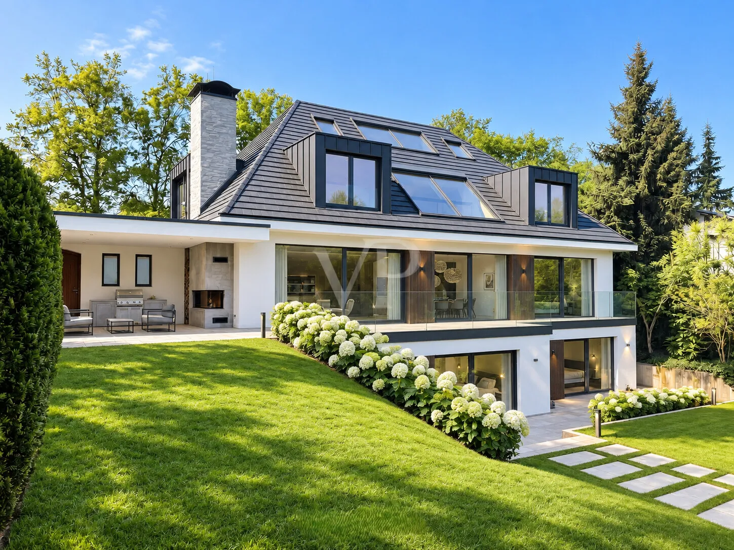 Hausansicht - KI-Modernisierung