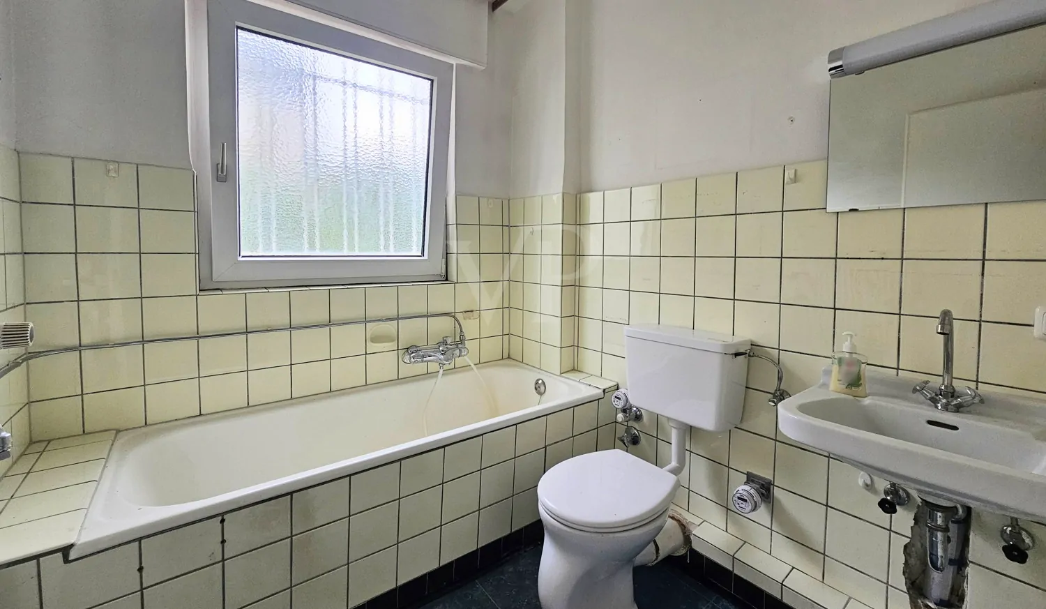 Wannenbad mit Tageslicht