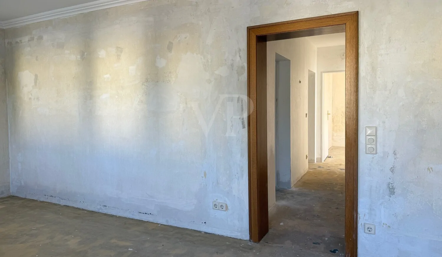 Blick aus dem WZ in den Flur