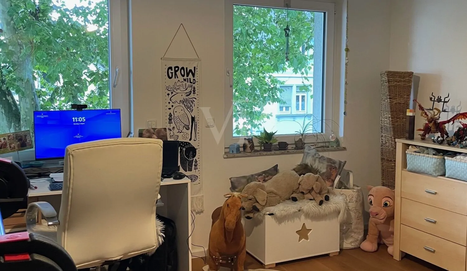 Kinder-Arbeits-Gästezimmer