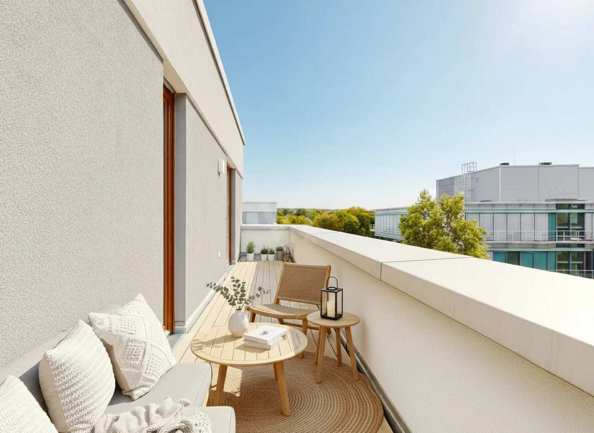 Dachterrasse - KI-Einrichtungsbsp.