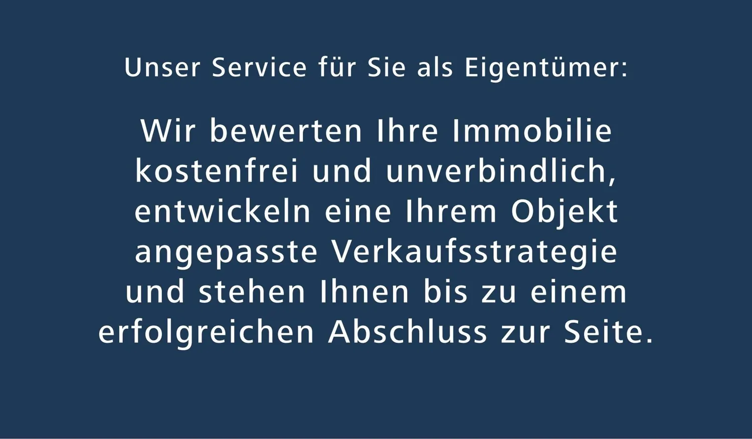 Service für Eigentümer