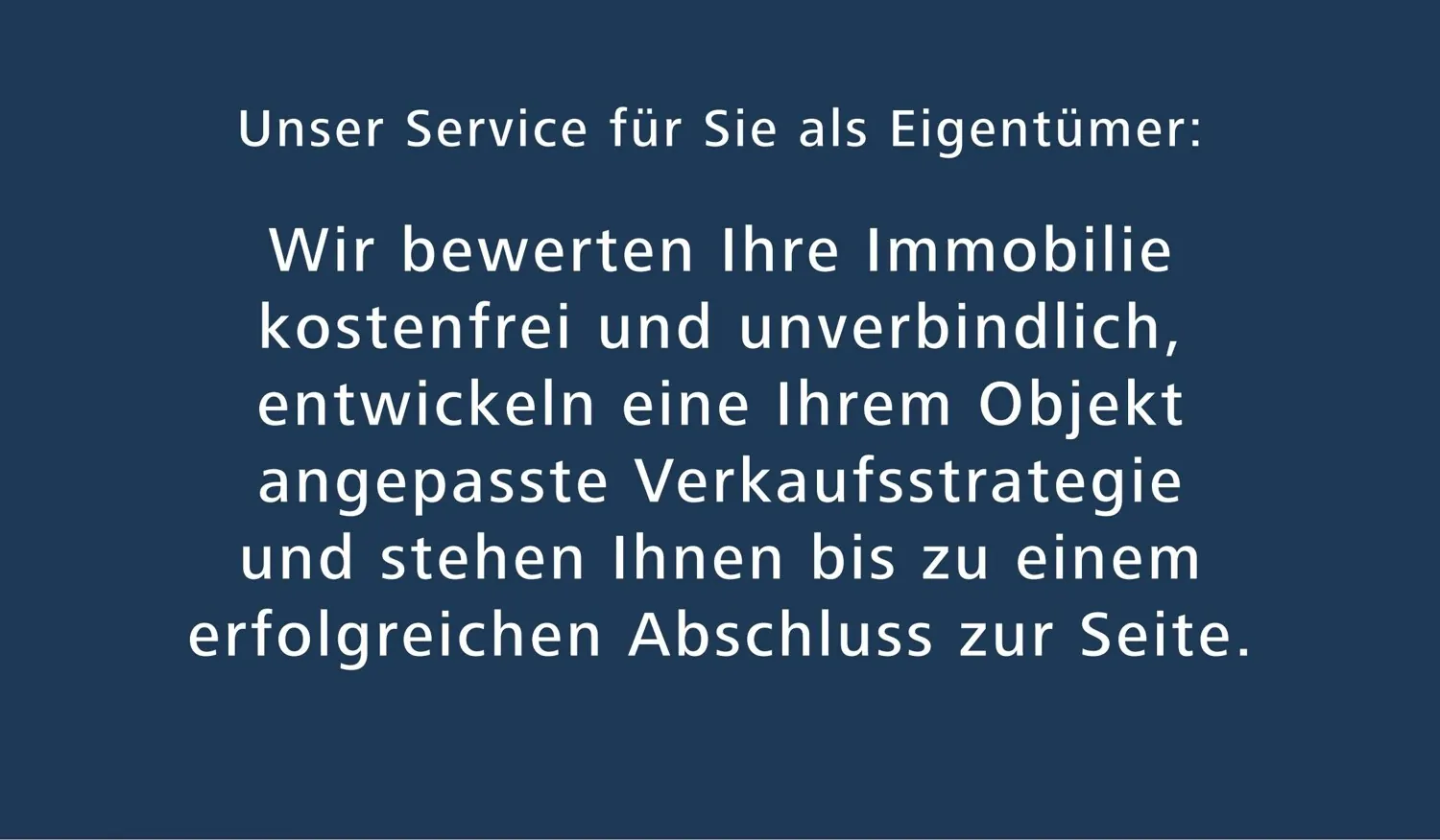 Service für Eigentümer