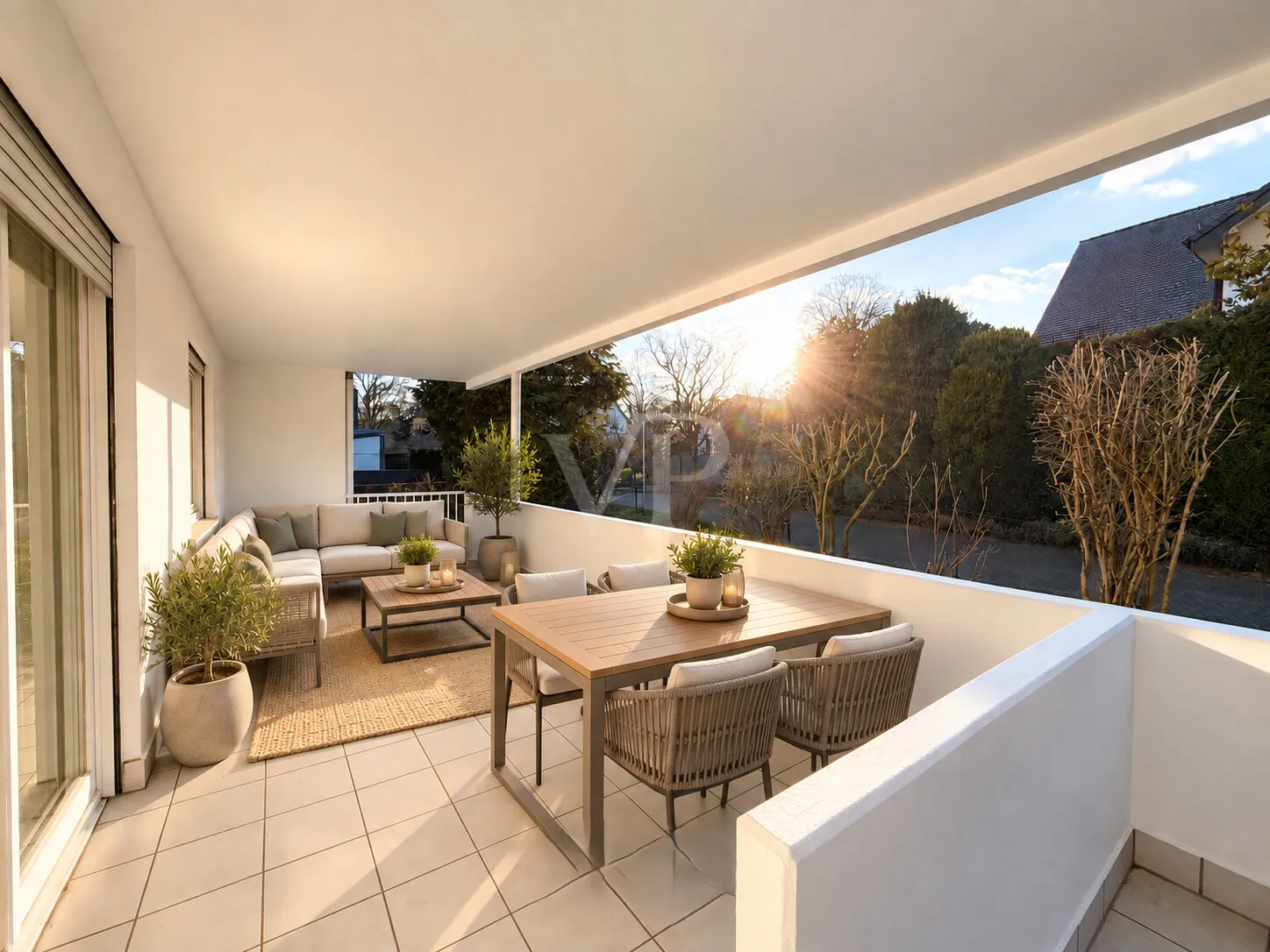 Balkon I - KI-Gestaltung