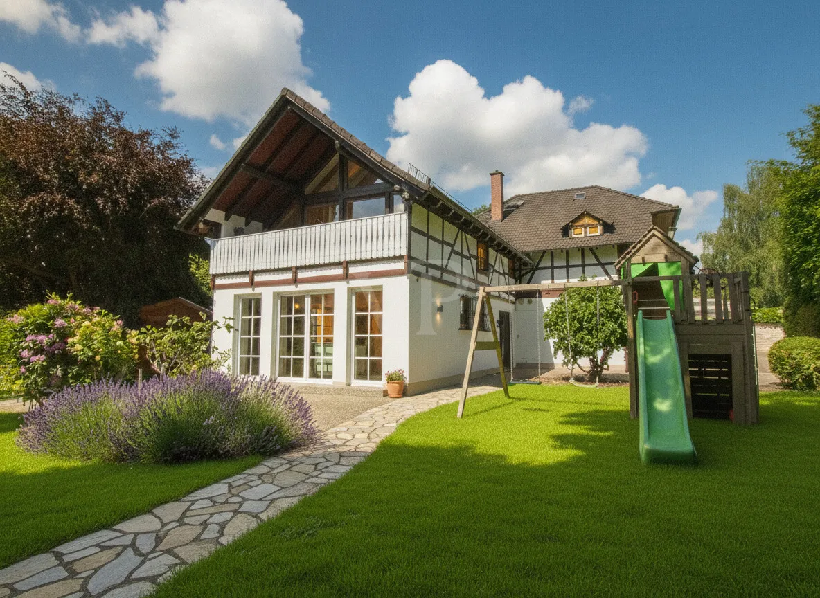 Gartenanlage - KI-generiert