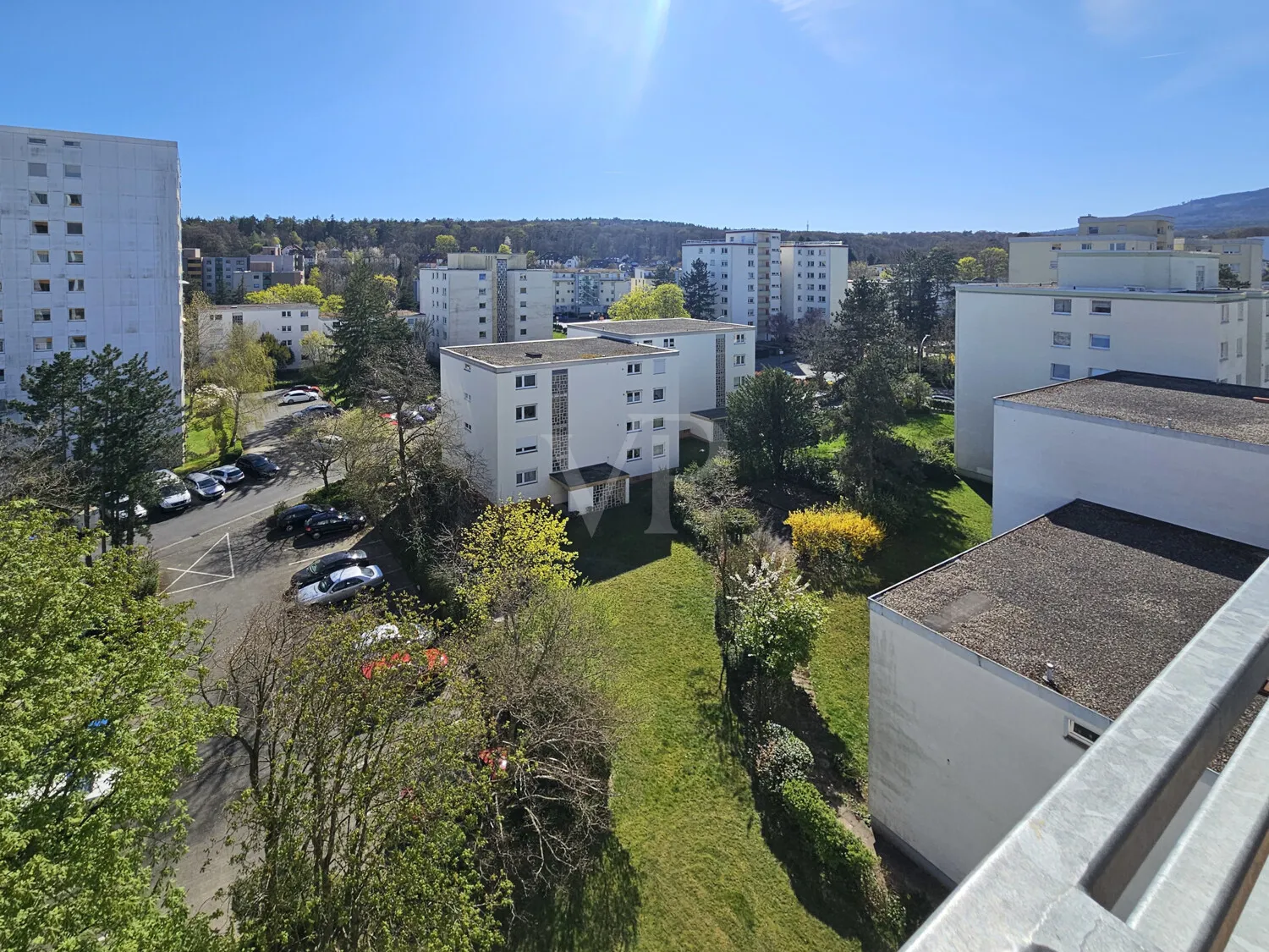 Aussicht vom Balkon
