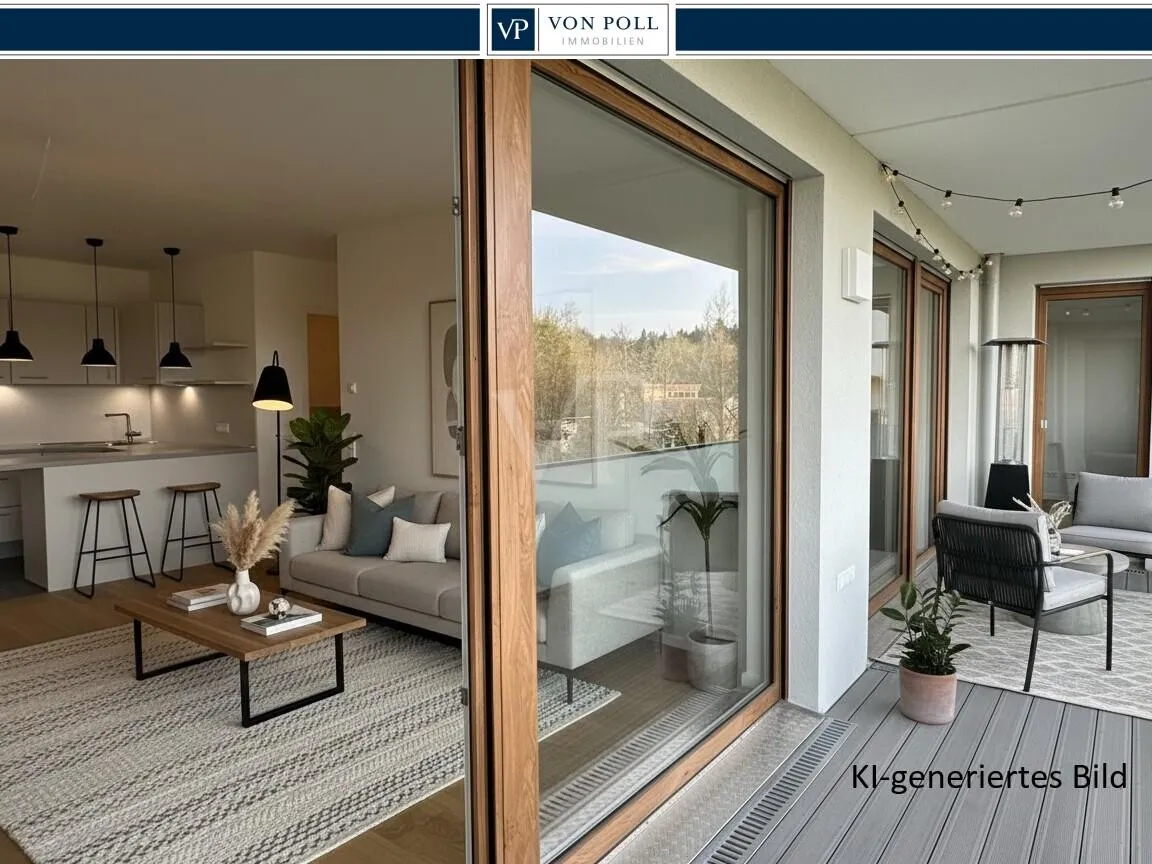 Balkon - KI-generiertes Bild