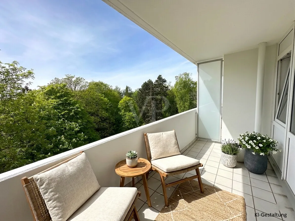Balkon - KI-Gestaltung