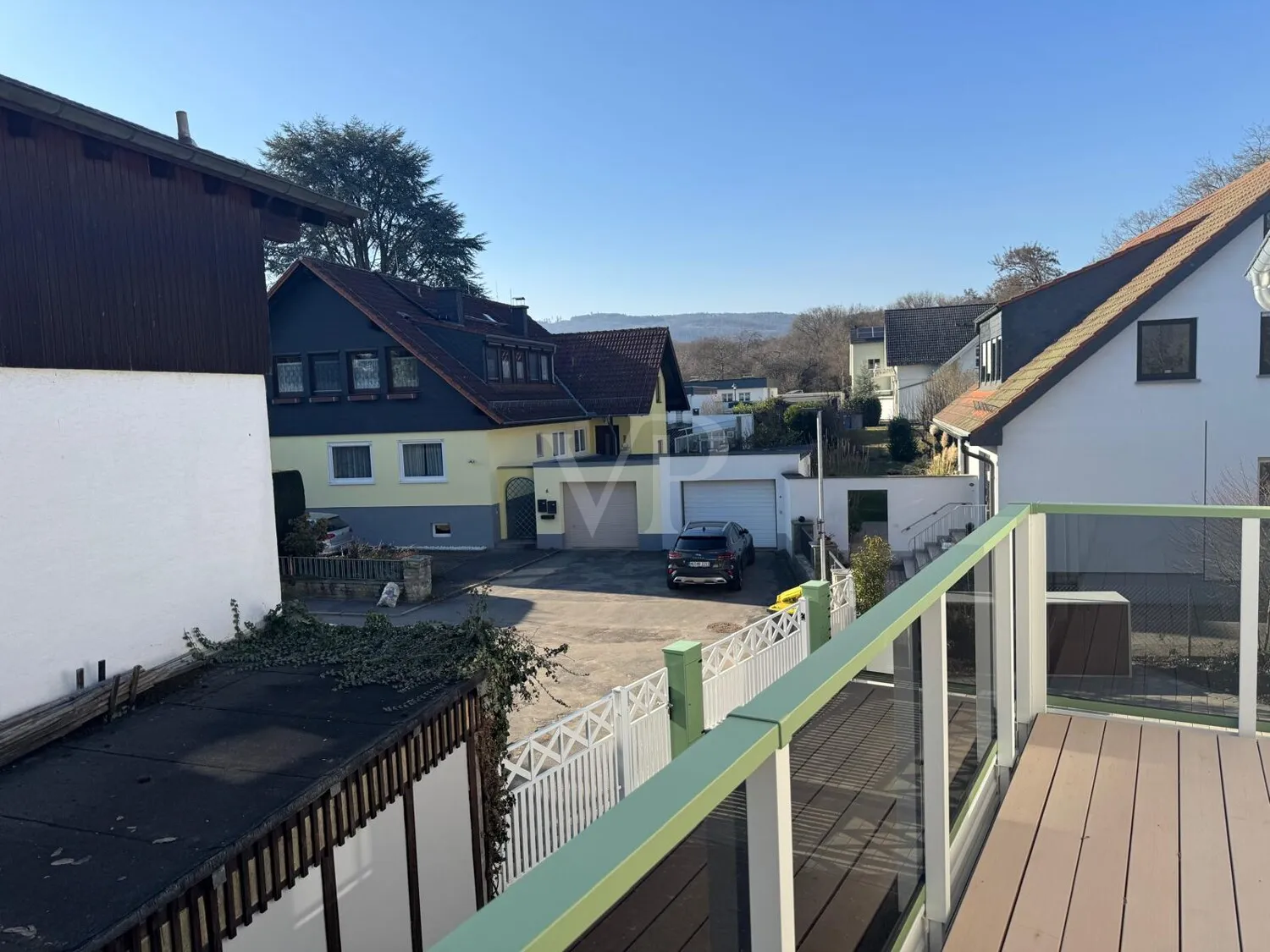 Ausblick hinterer Balkon