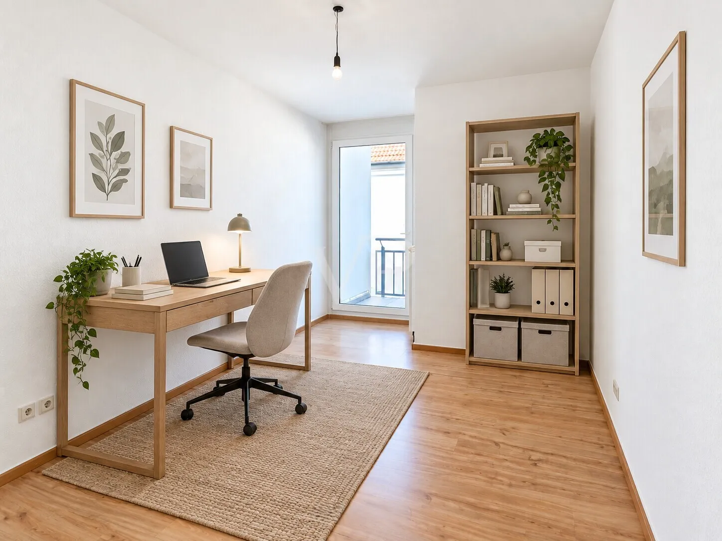 Arbeitszimmer - KI-Gestaltung