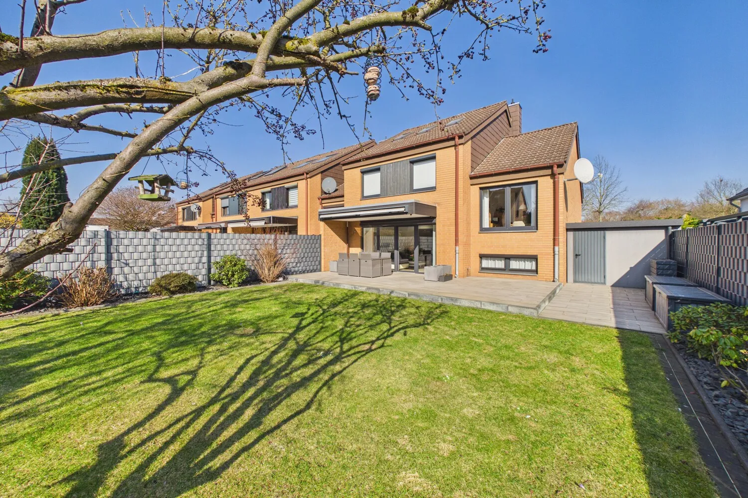 Rückansicht Haus