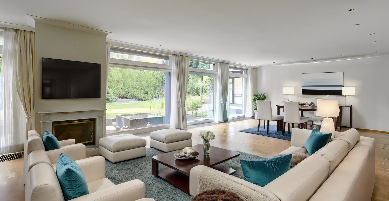 Wohnzimmer visualisiert