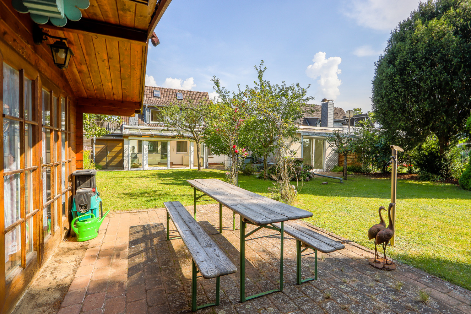 Blockhaus mit Terrasse