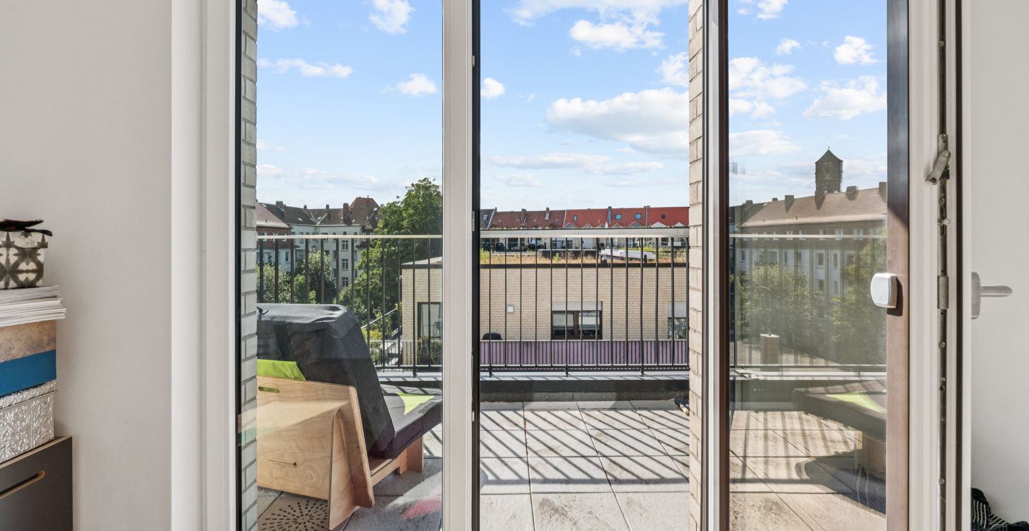 Ausblick auf die Dachterrasse