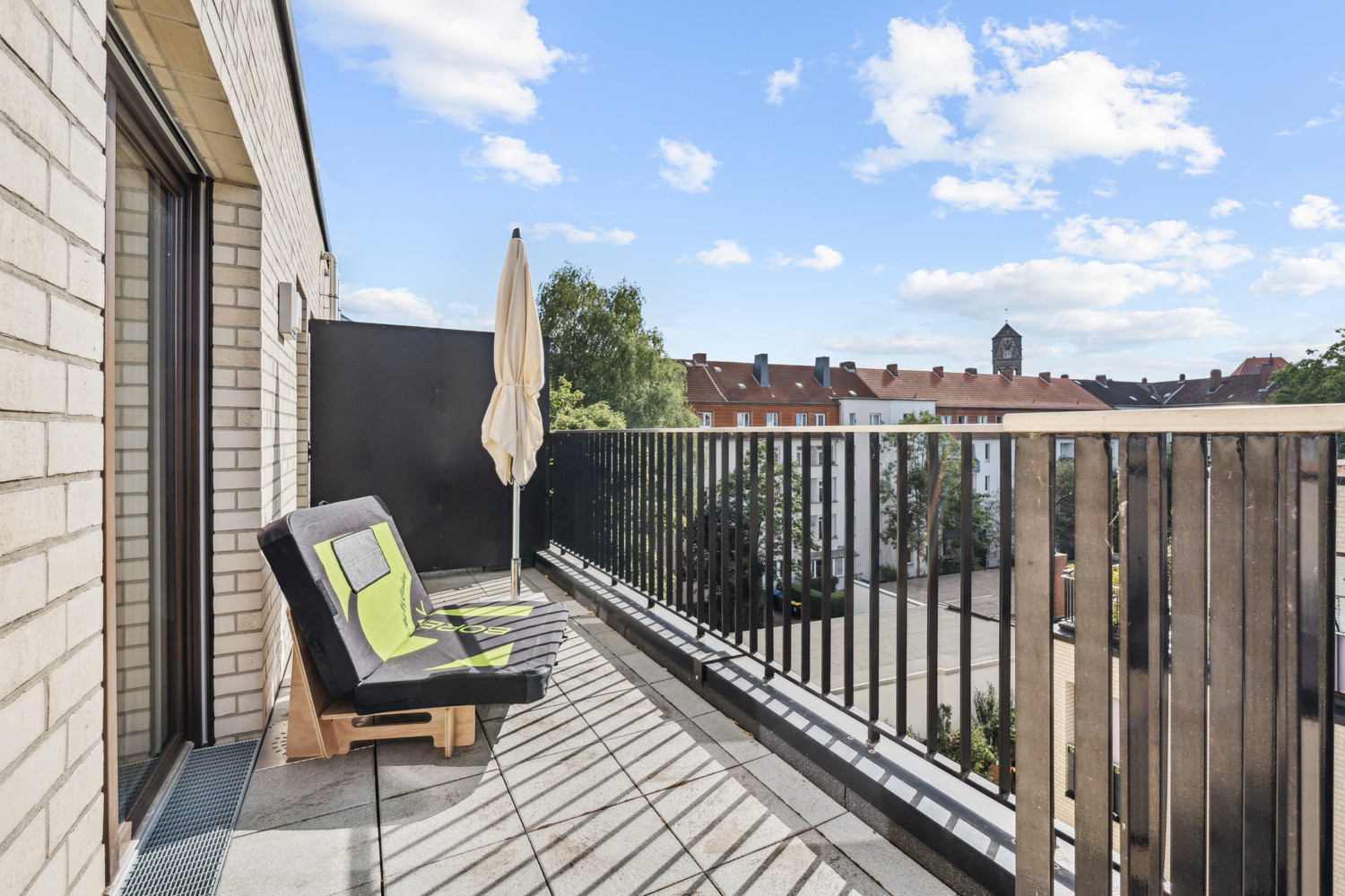 Dachterrasse zum Innenhof