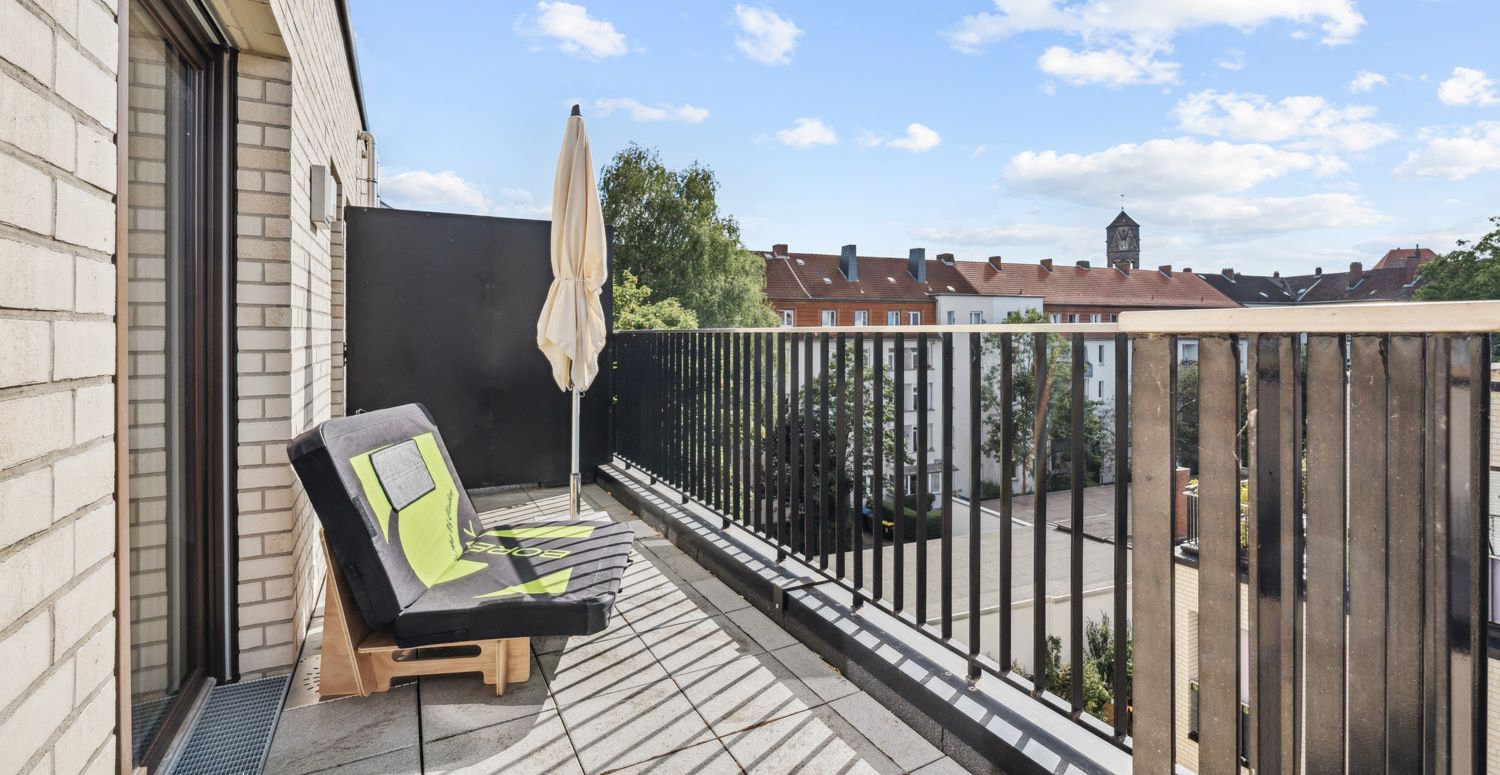 Dachterrasse zum Innenhof