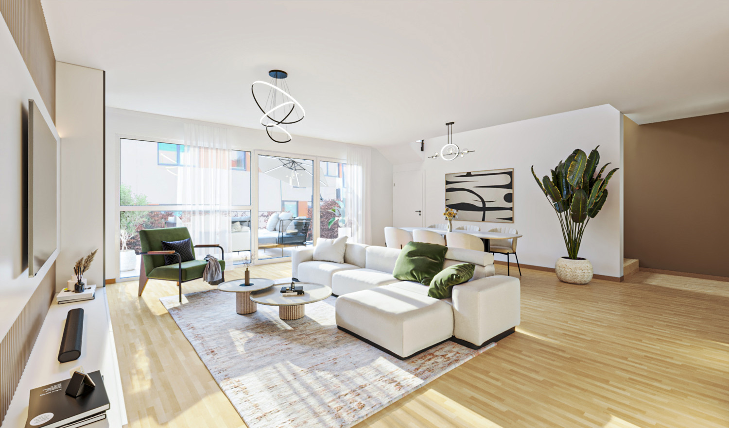 Visualsierung Wohnzimmer