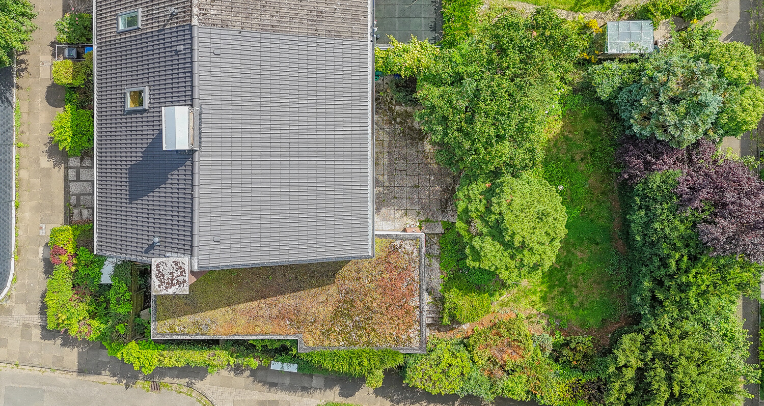 Luftbild Haus und Grundstück