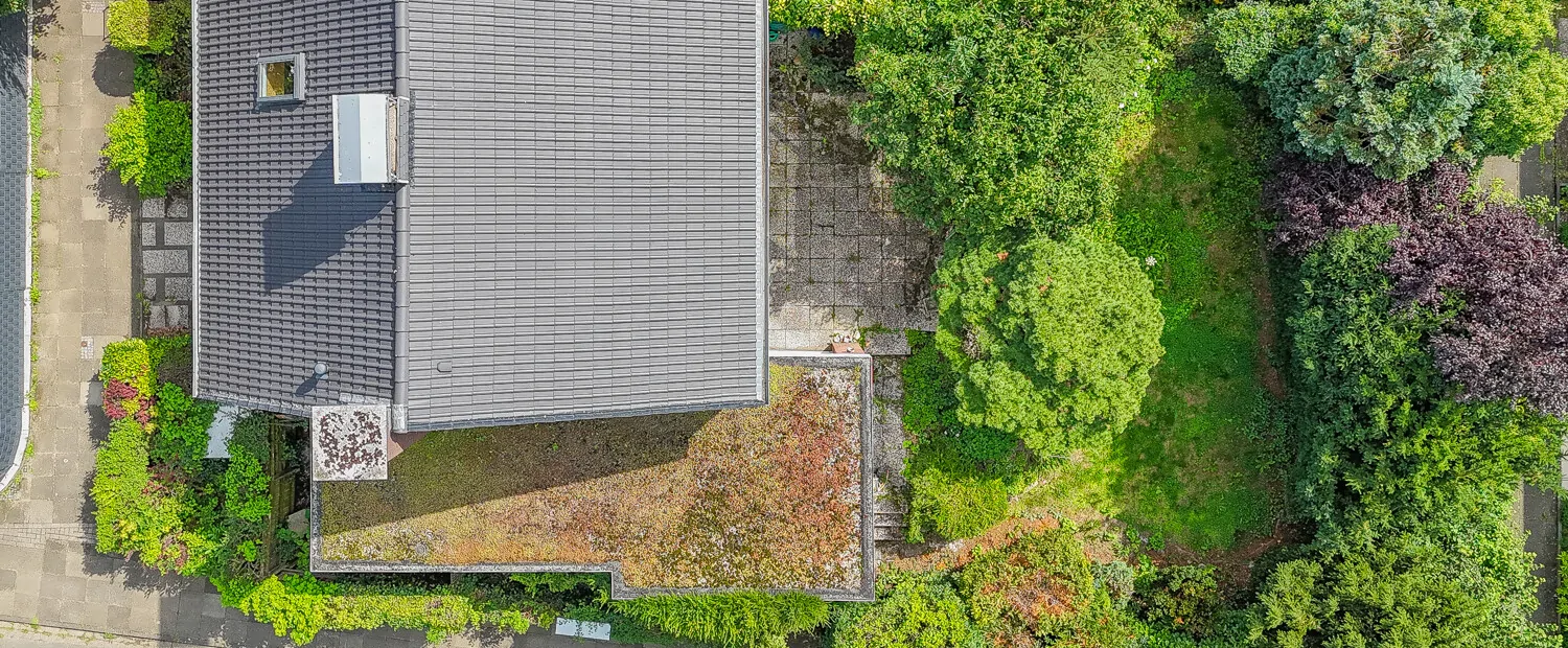 Luftbild Haus und Grundstück