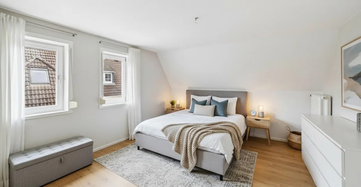 Schlaftzimmer KI-Homestaging