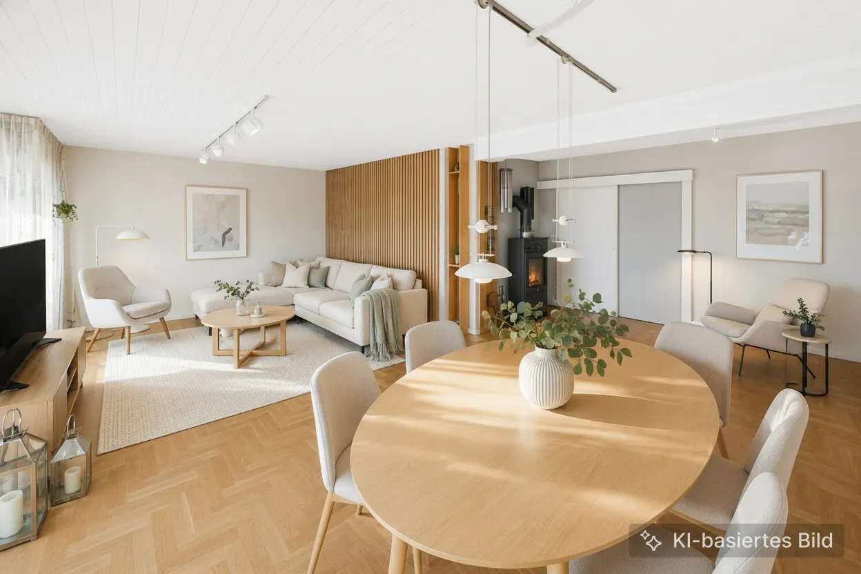 KI Visualisierung, Wohnzimmer