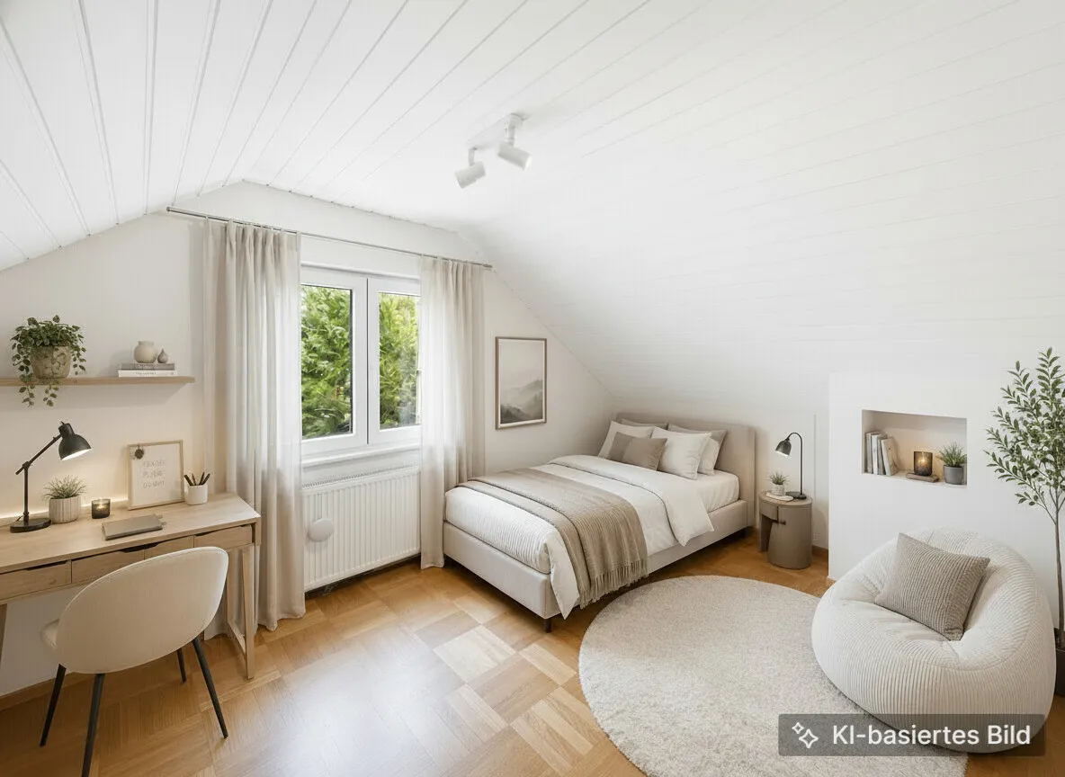 KI Visualisierung, Schlafzimmer III