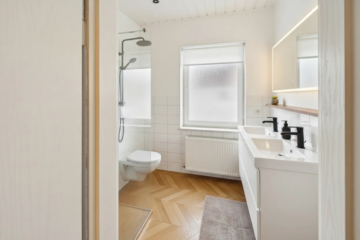 Beispiel Visualisiert KI: Badezimmer OG