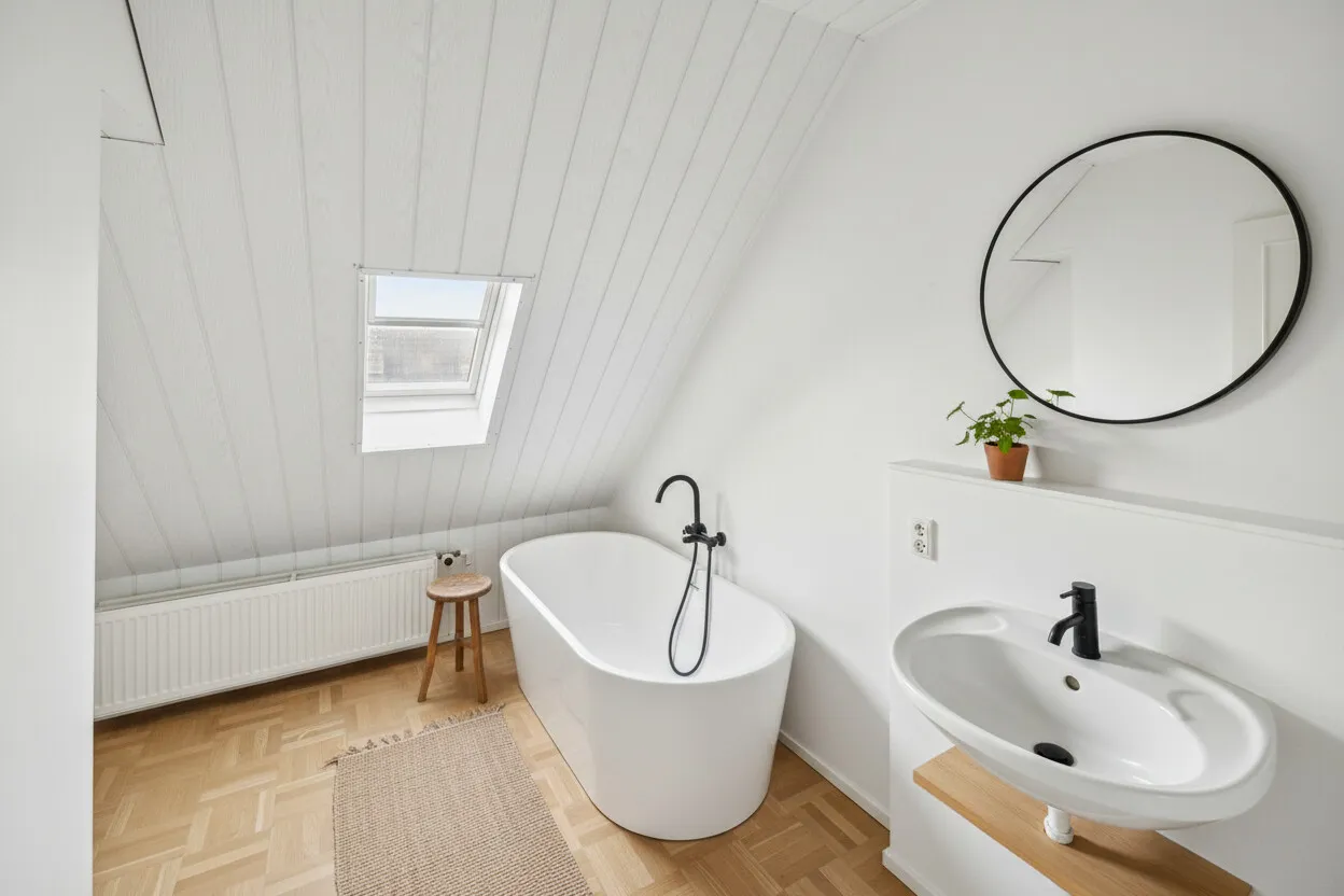 Beispiel Visualisiert KI: Badezimmer DG