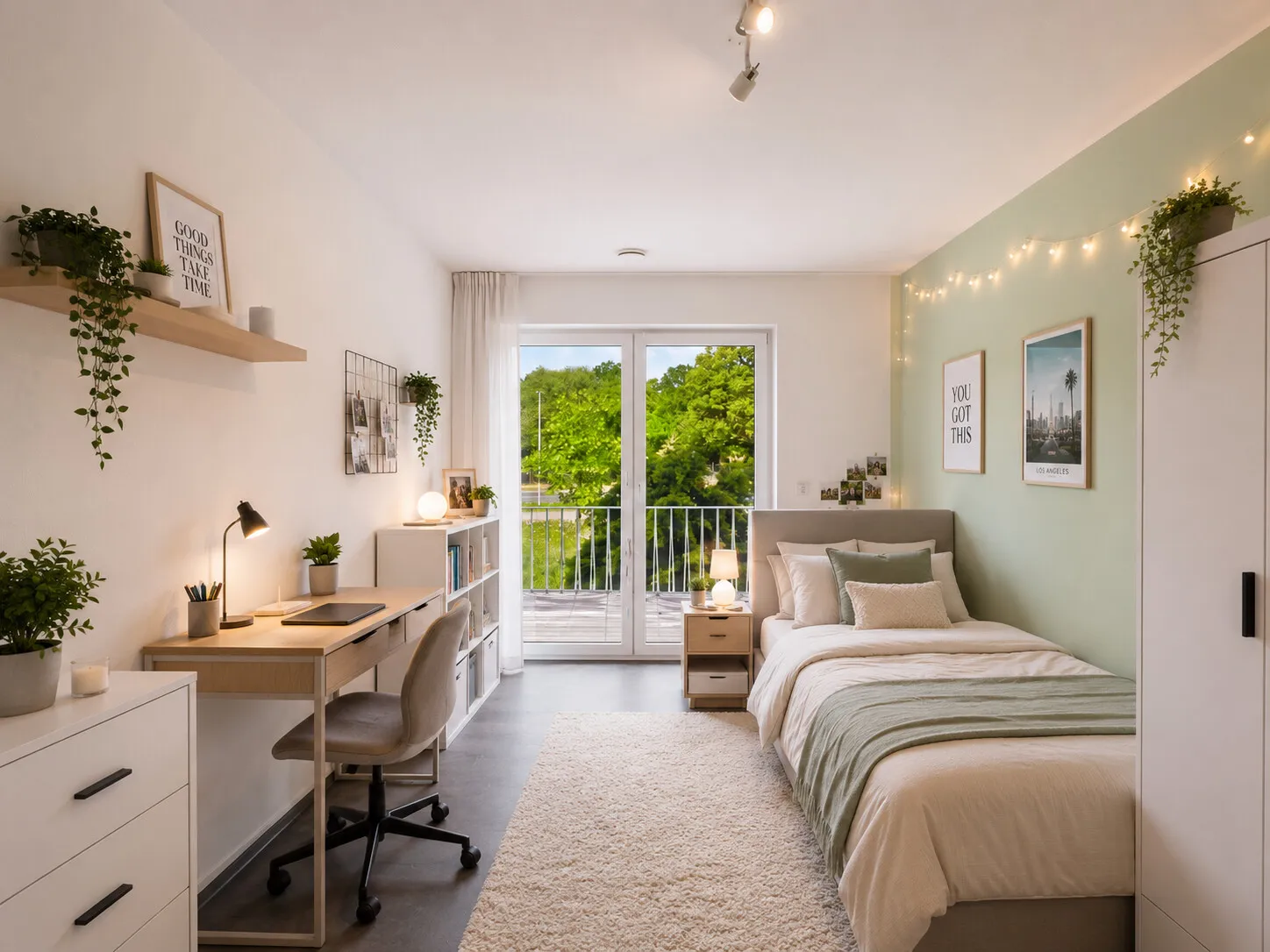 KI generiert: Schlafzimmer