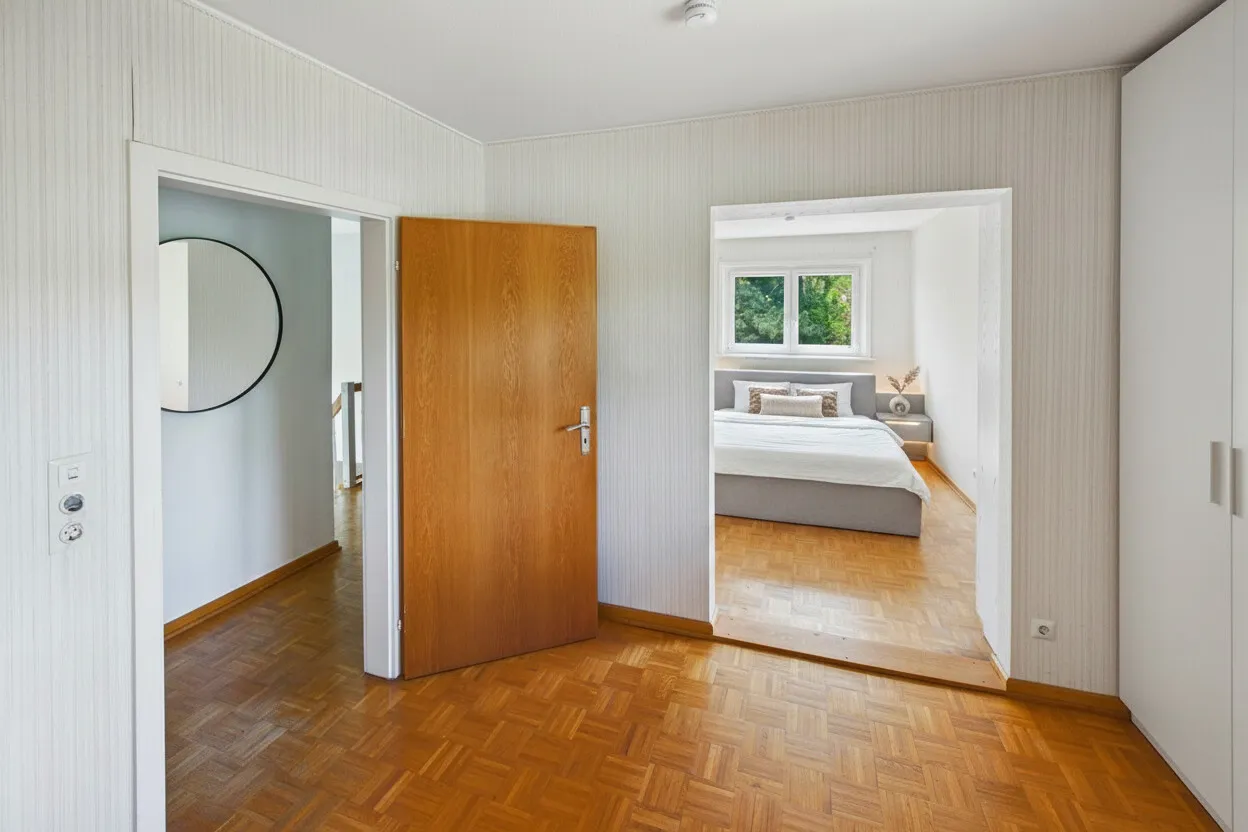 Schlafzimmer OG (KI-Bildberarbeitung)