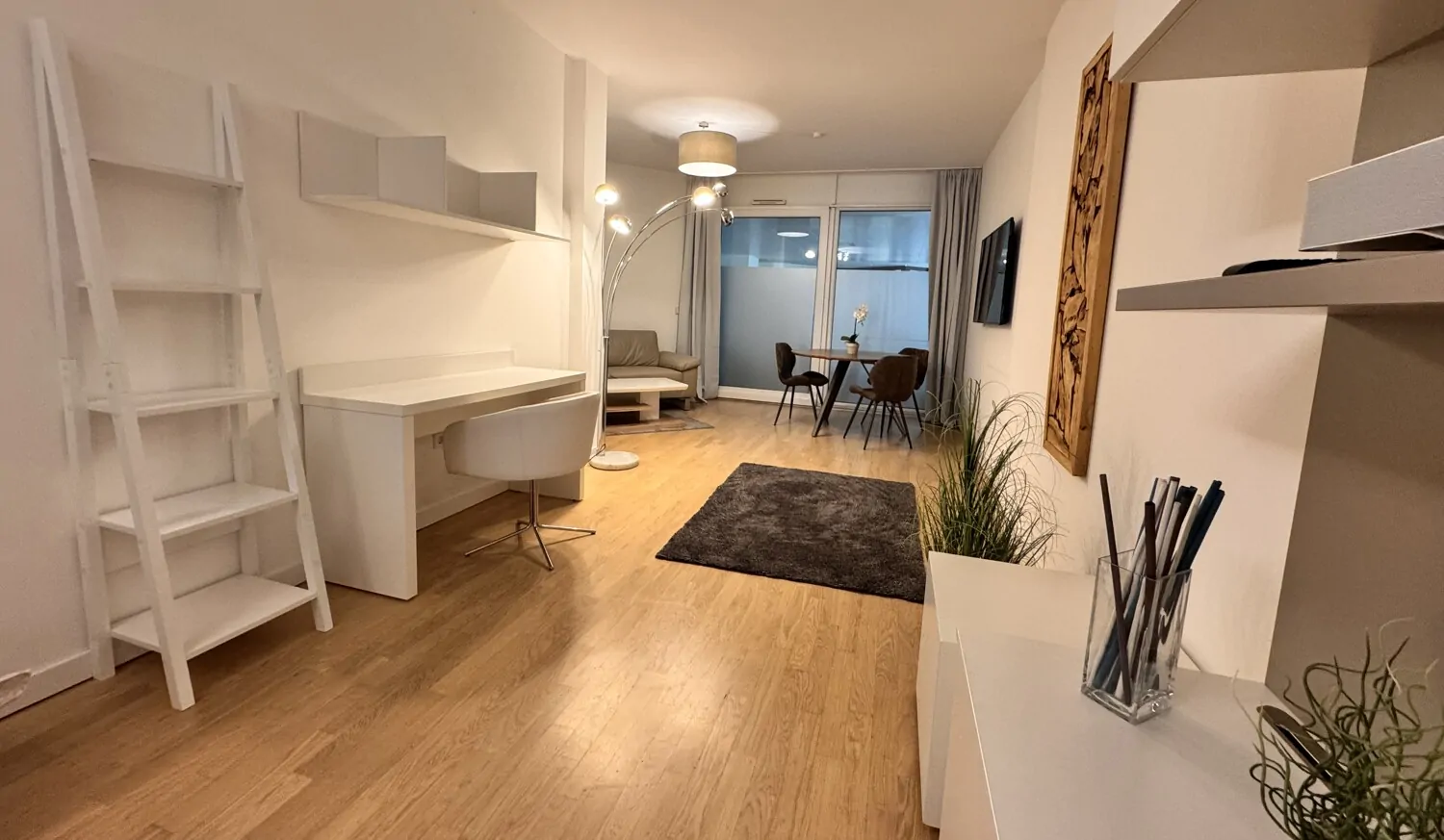 Blick ins Apartement