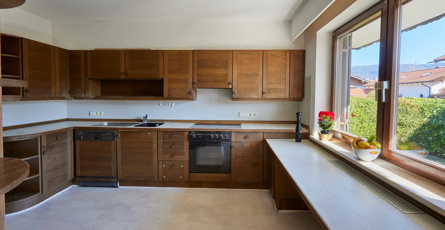 Küche mit Ausblick