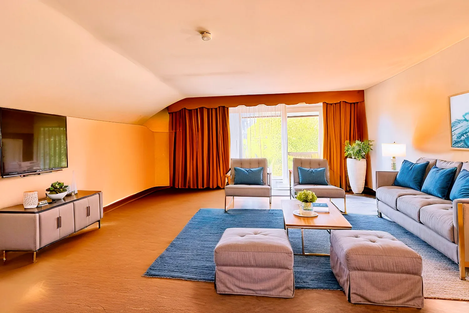 Wohnzimmer - illustriert