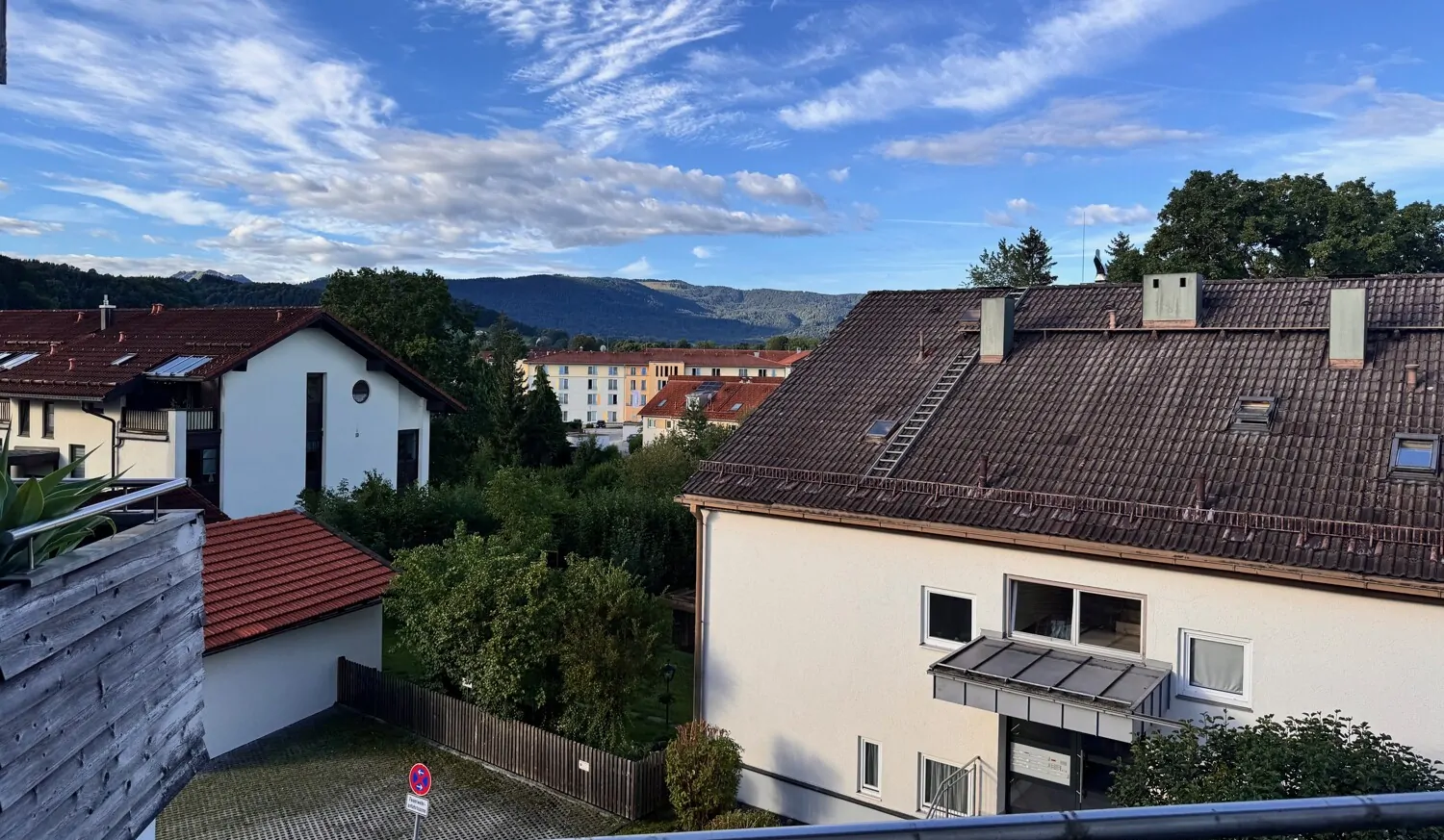 Blick vom Süd- Balkon