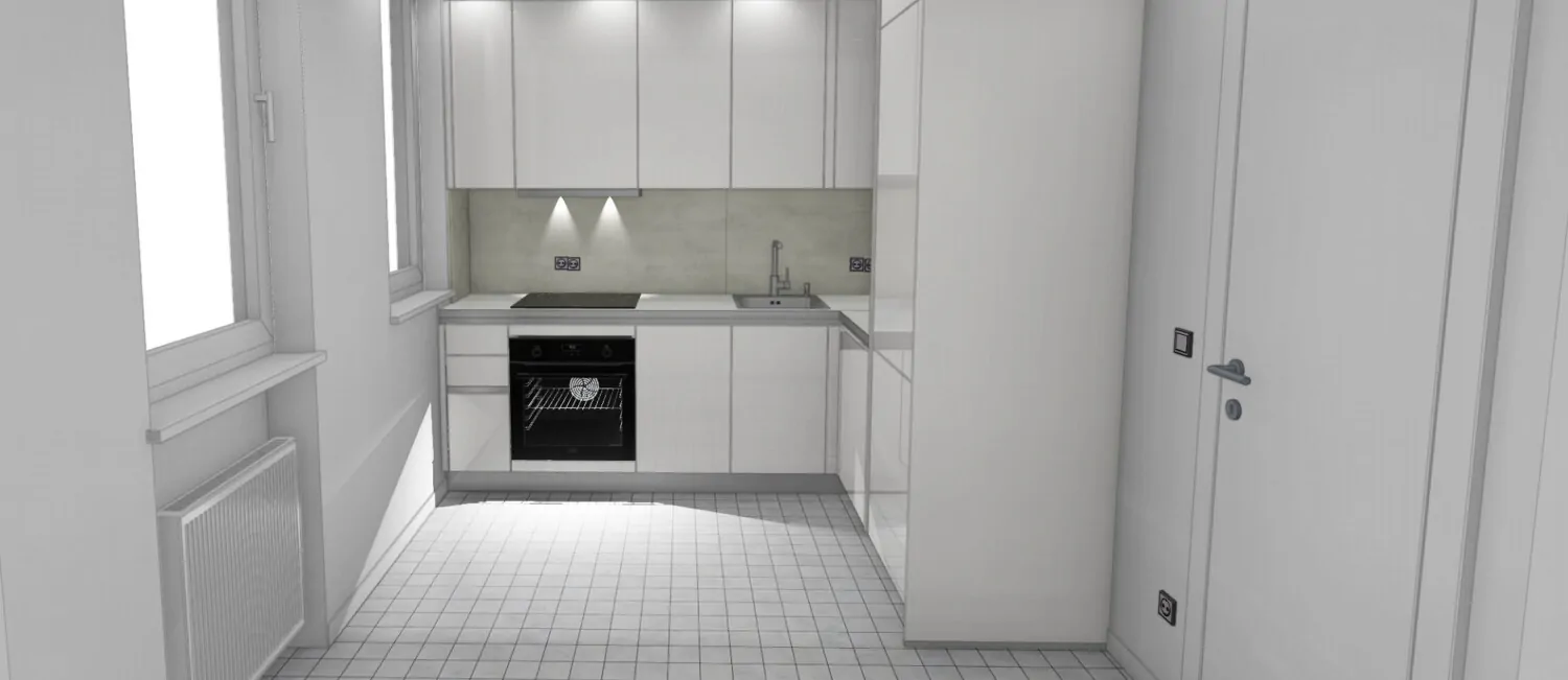 neue Einbau-Küche