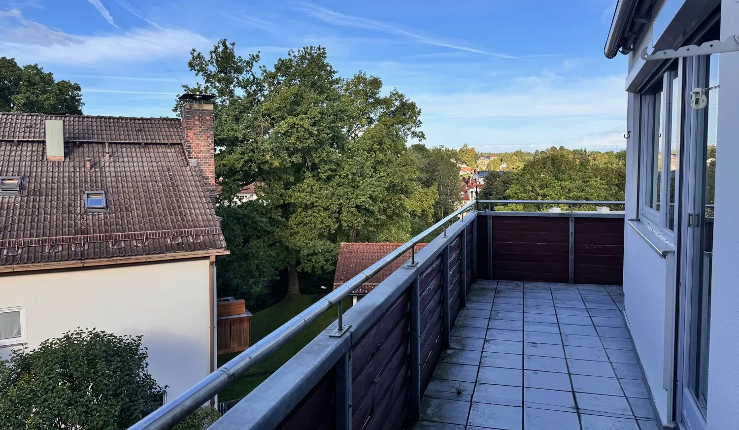 Balkon Blick-Richtung West