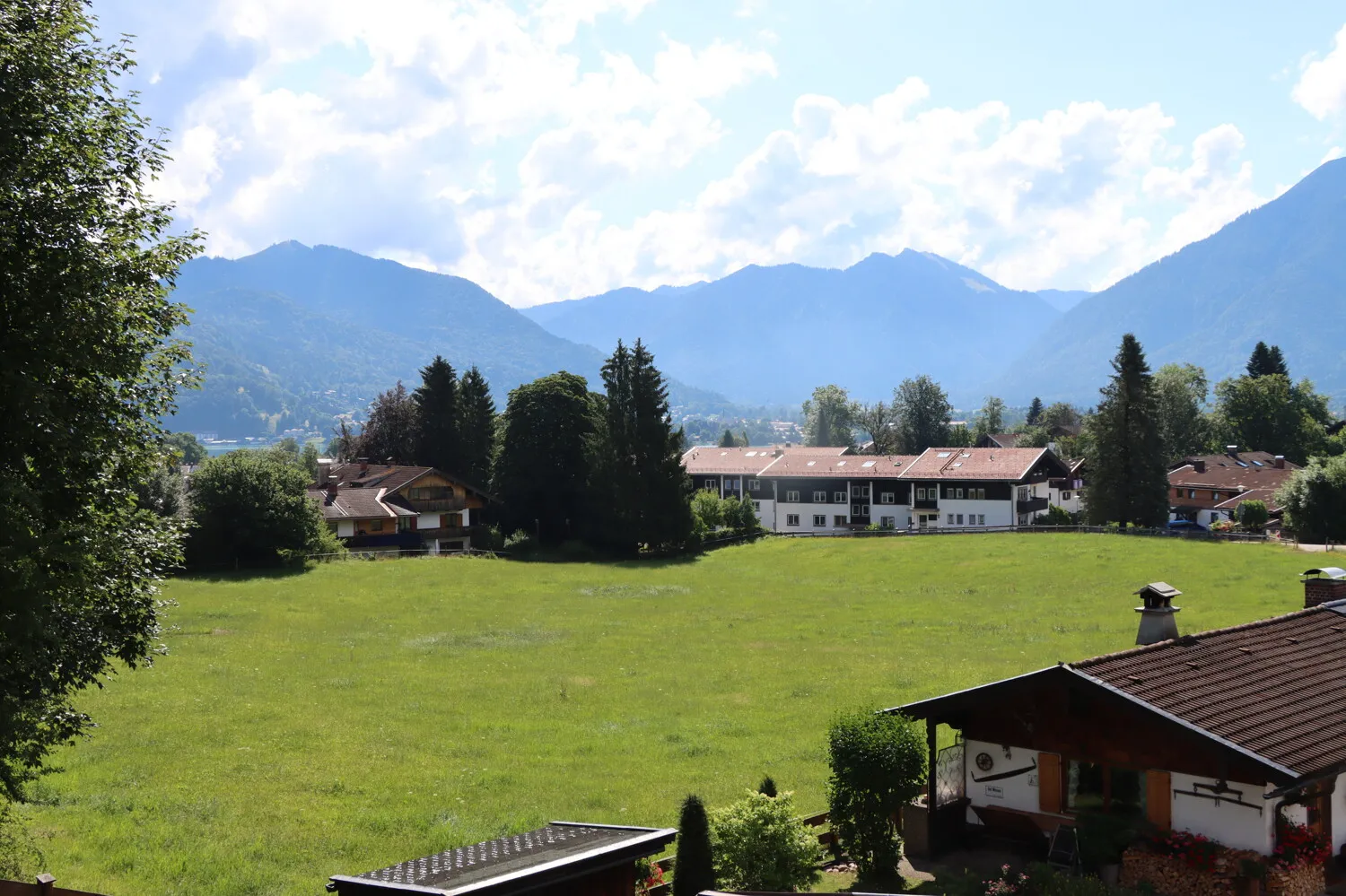 Blick vom Balkon