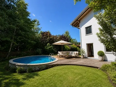 Pool mit Terrasse