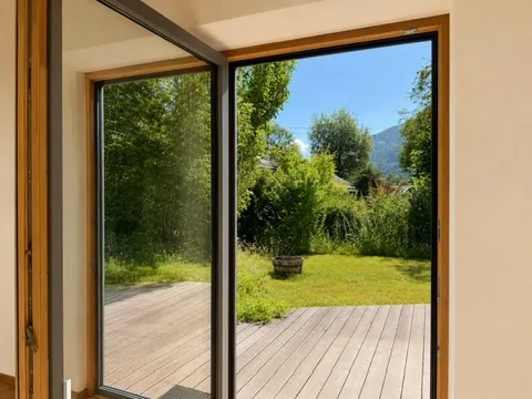 Ausblick auf die Terrasse