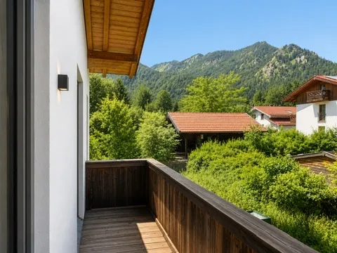 Blick vom Balkon Obergeschoss