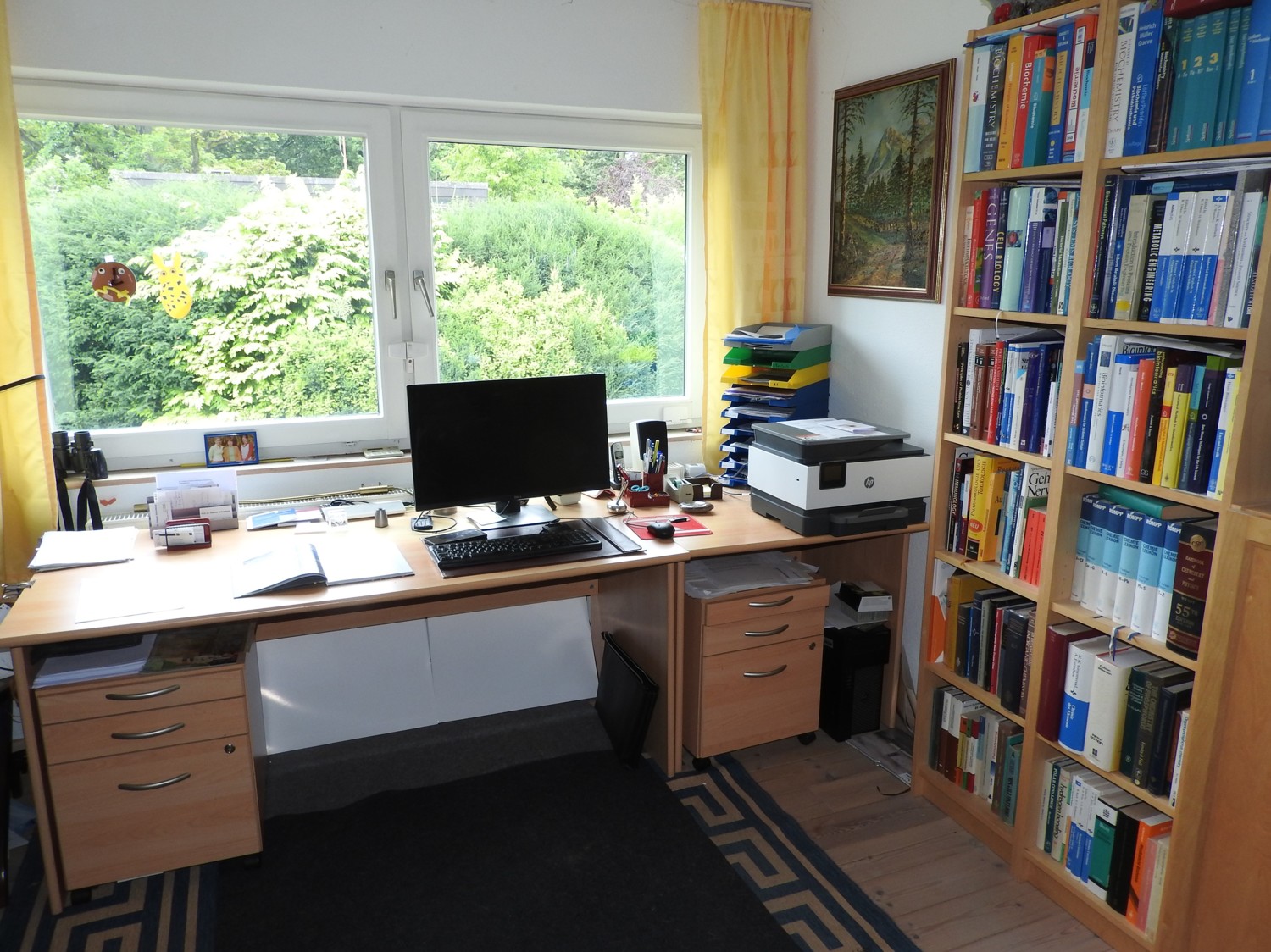 Arbeitszimmer im Obergeschoss